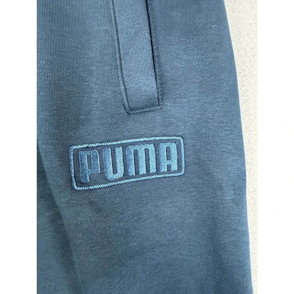 Puma Shorts Mens XXL Blue Sweat Fleece Athletic Gym‎ Casual New